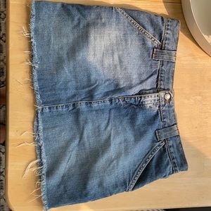 Denim skirt